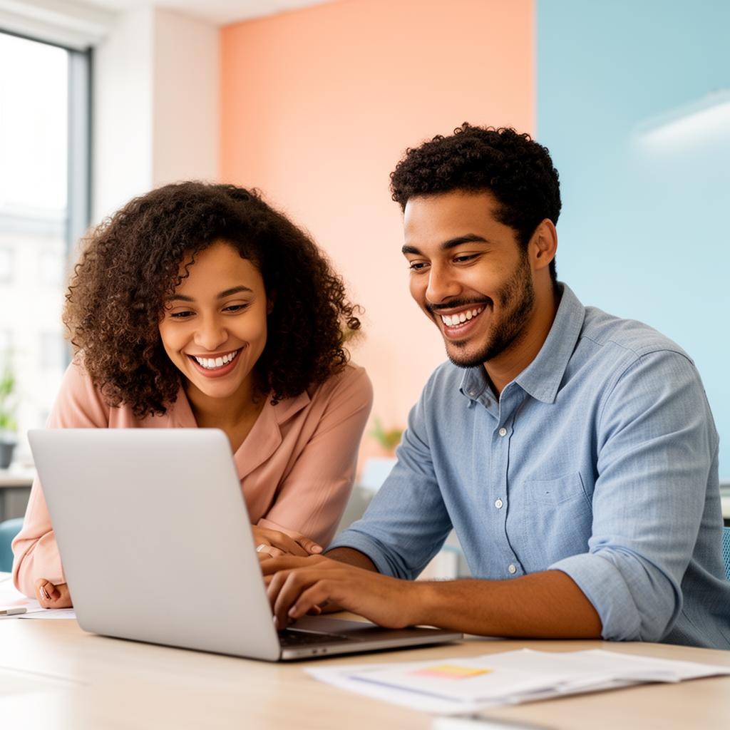 Two friendly billing partners reviewing claims together